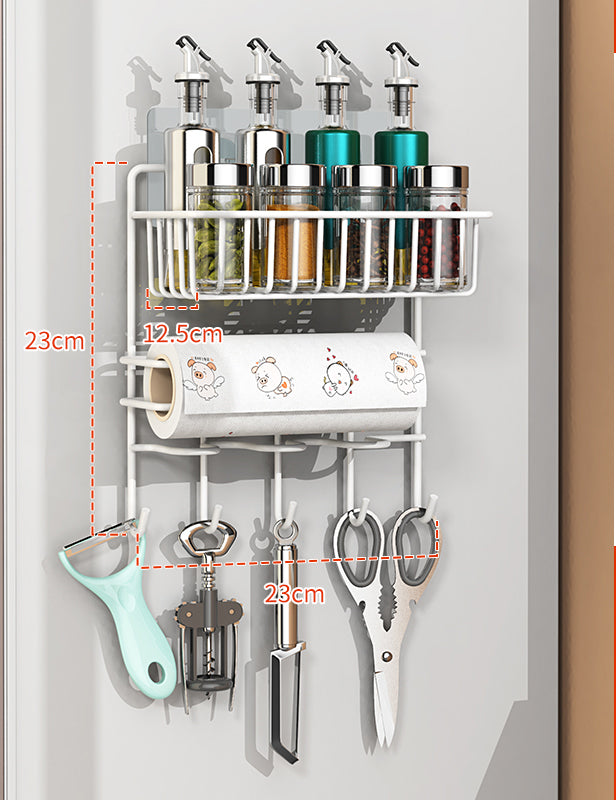 Refrigerator Shelf Side Storage Organizer - Multiple Layers