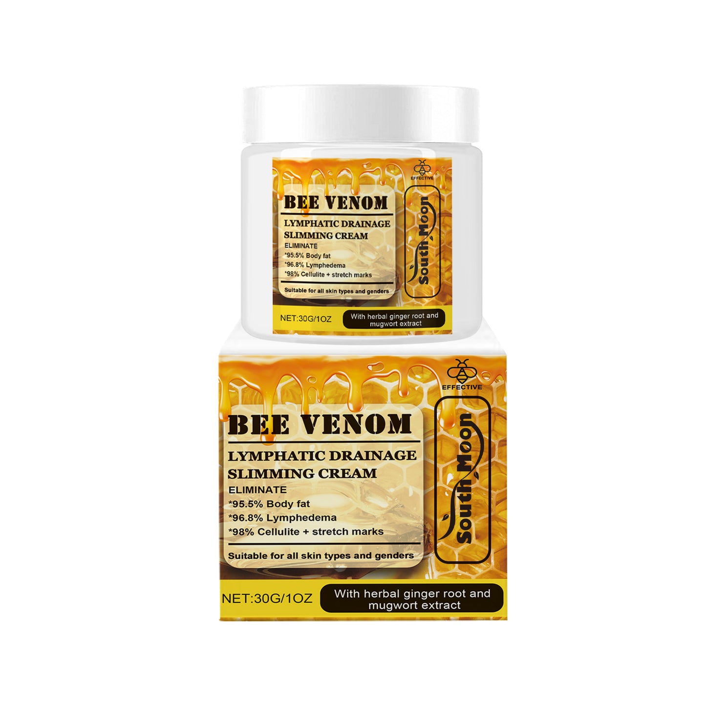 Bee Venom Body Shaping Cream - Herbal Moisturizing Skin Care Lotion