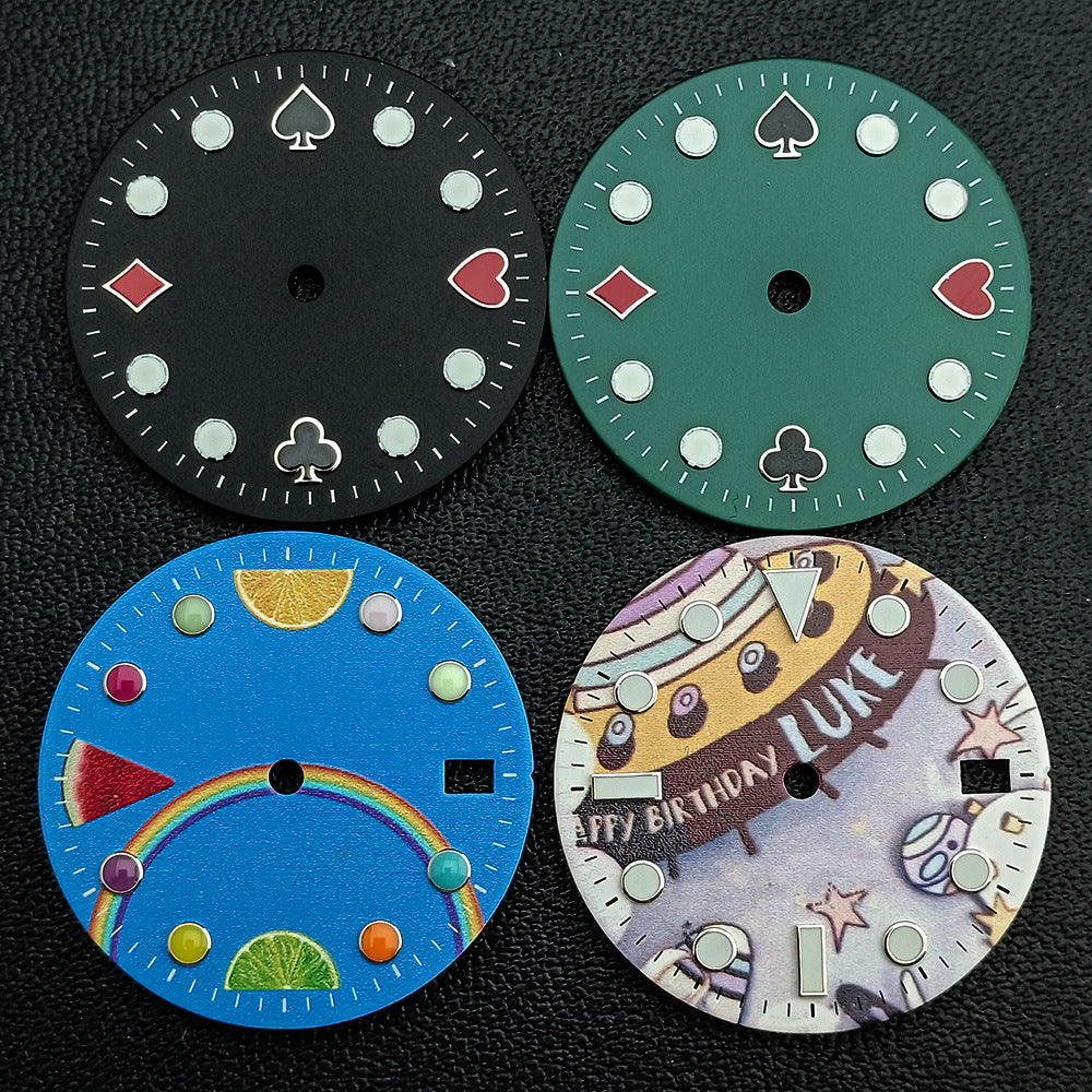 Luminous Watch Dial Replacement Part for Mechanical Watches