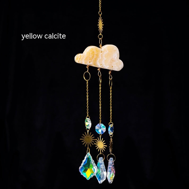 Crystal Agate Sun Catcher Wind Chimes for Home & Garden Decor - Multiple Variants
