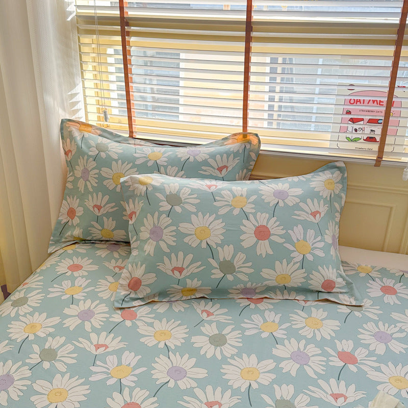 Cotton Twill Pillowcases Set - 100% Cotton, Modern Home Decor