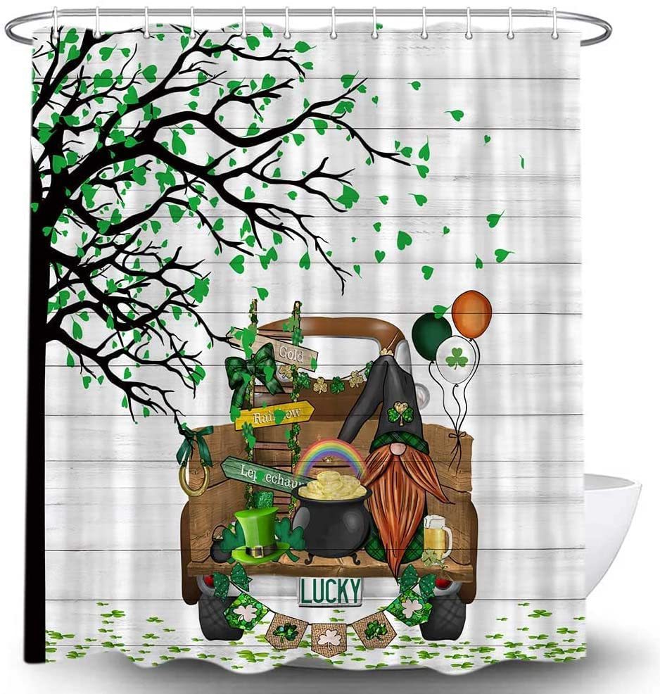 Waterproof Digital Printing Shower Curtain - Holiday Series Modern Bathroom Decor