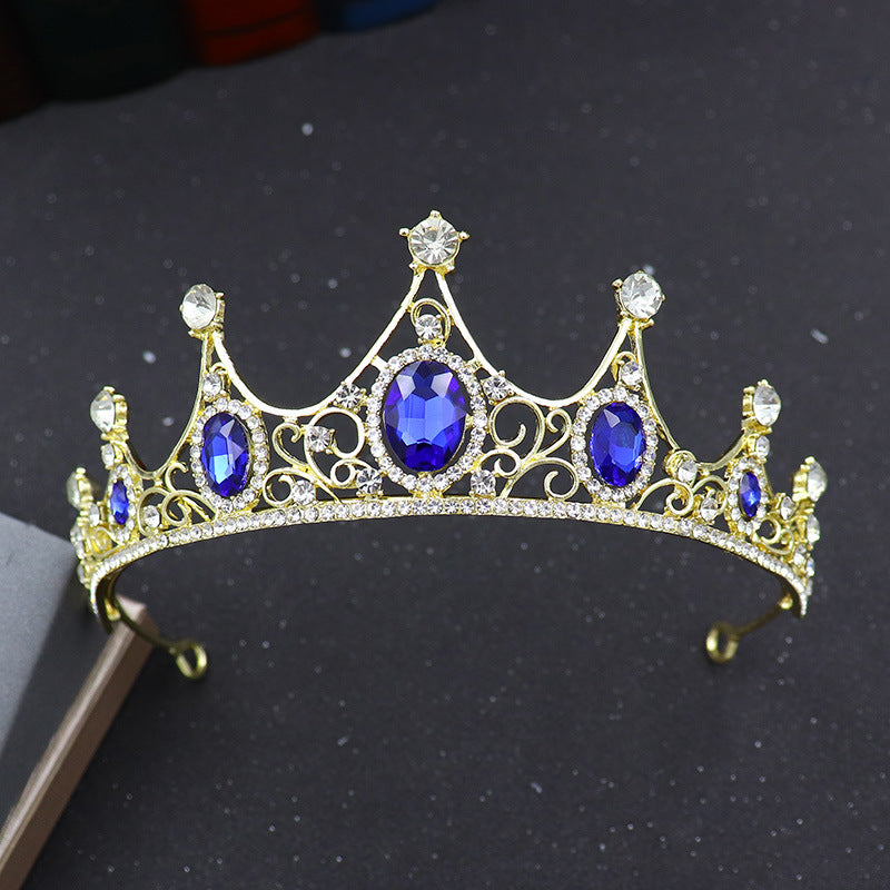 Vintage Baroque Alloy Crown Headband