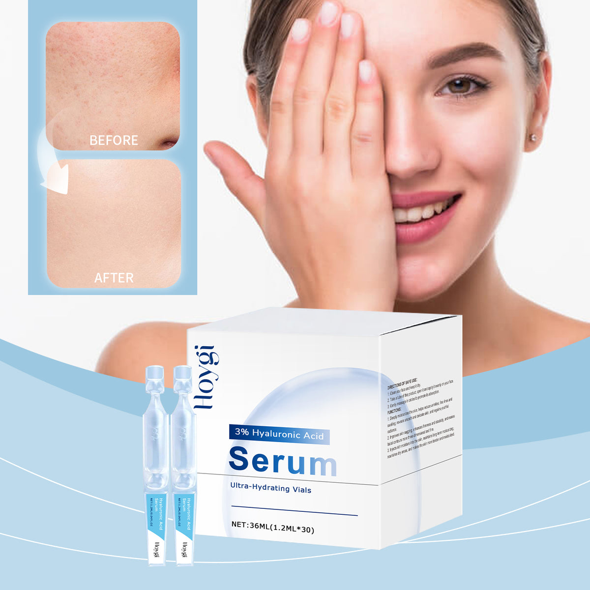 Hyaluronic Acid Anti-Wrinkle Essence - 1.2ml x 30