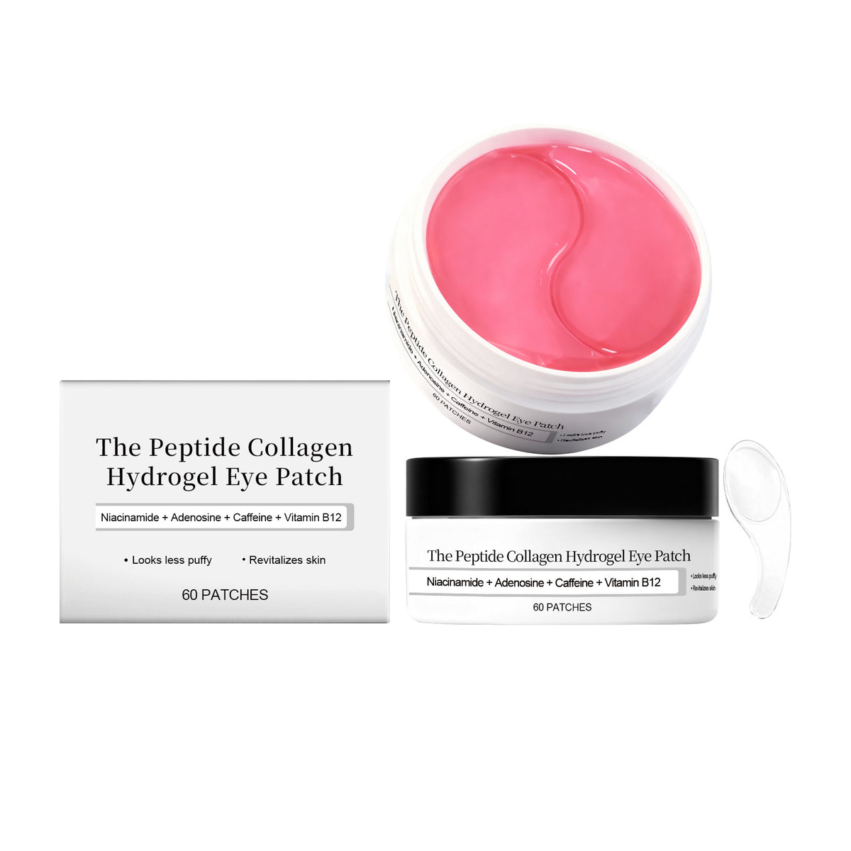 Moisturizing Eye Mask Patches - Nourishing & Lightweight for Eye Care - 60 Patches