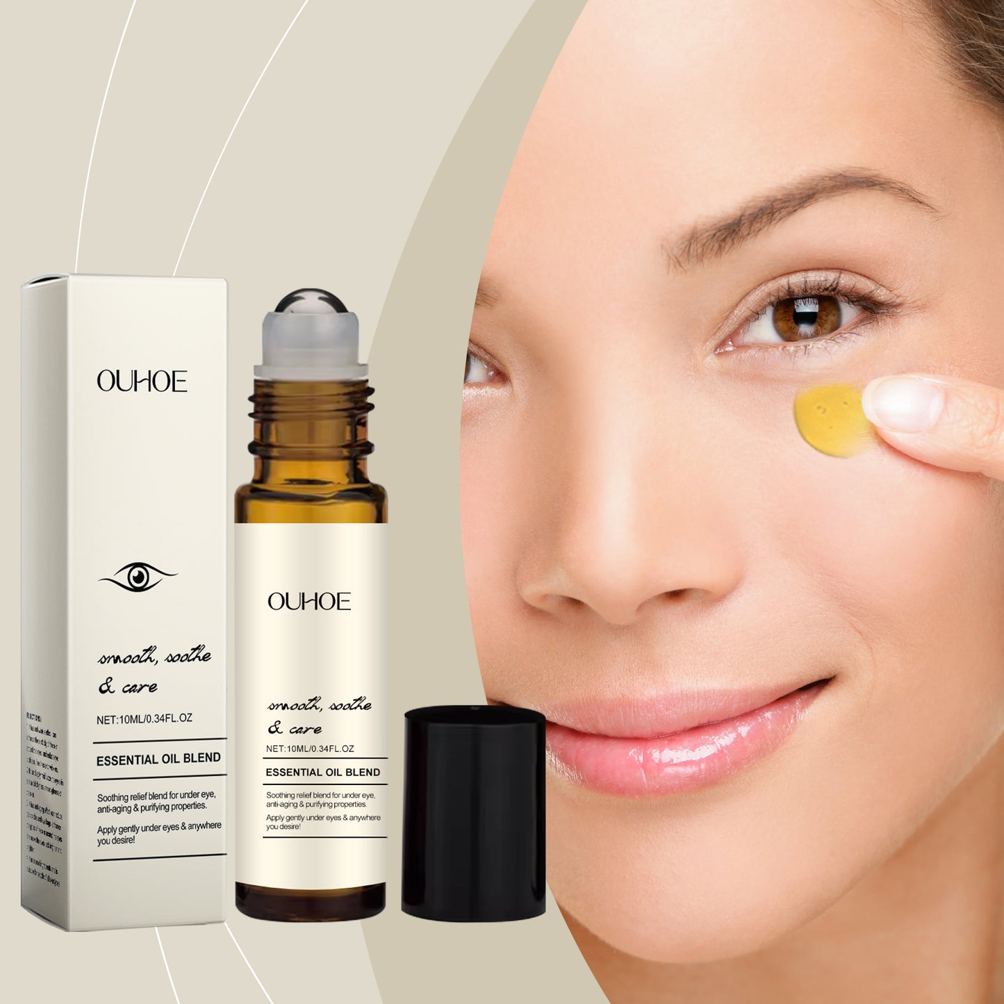Firming Eye Ball Essential Oil with Collagen & Peptides - 10ml