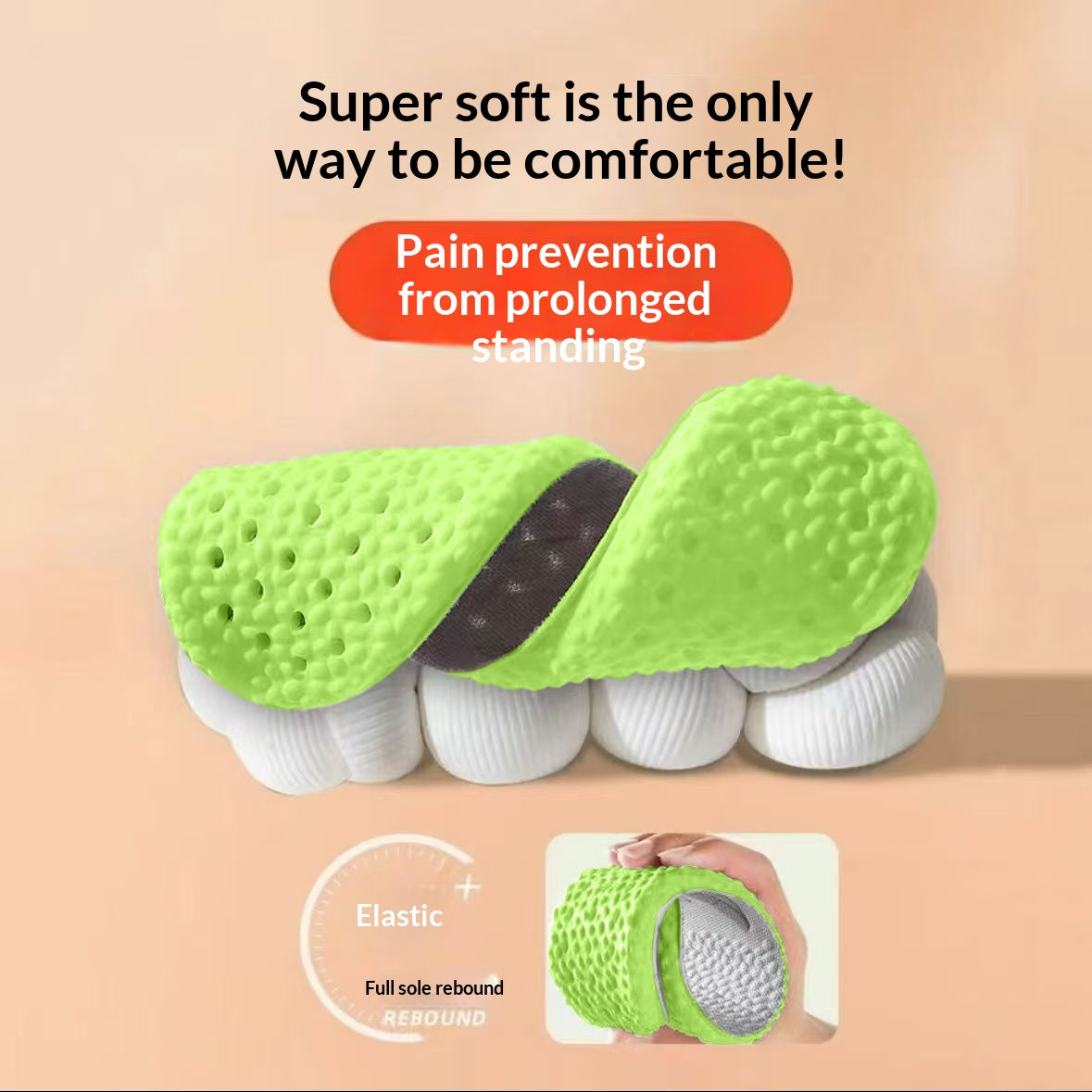 Soft EVA Insoles for Men and Women Sports Running Shoes - Comfort & Support