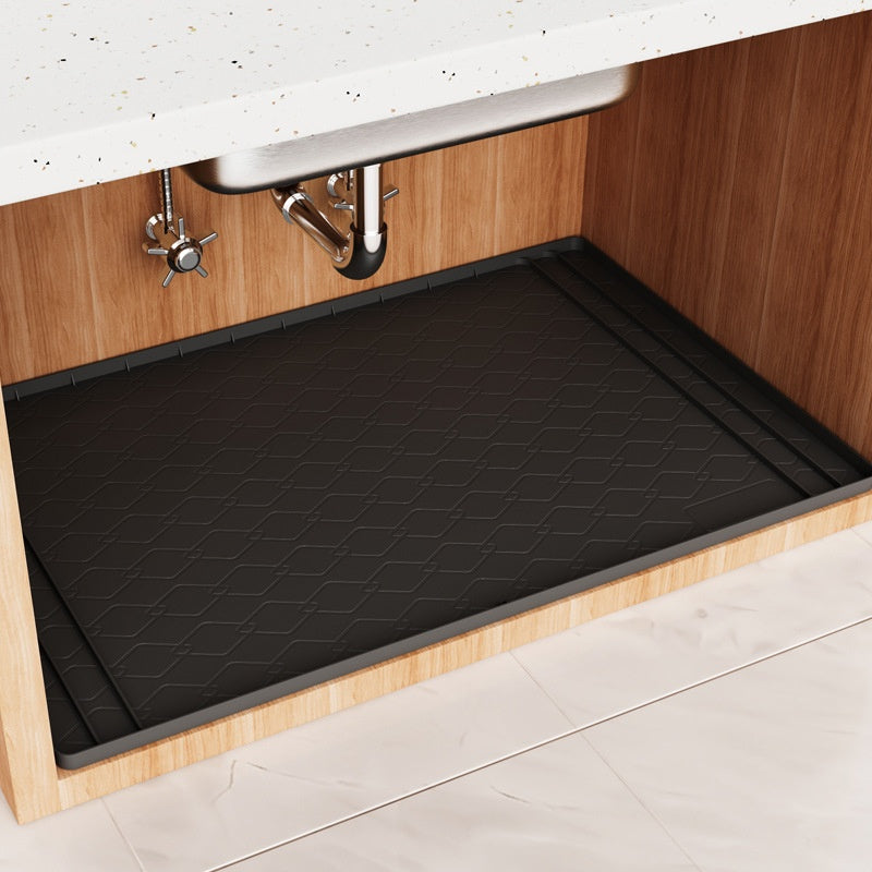 Silicone Sink Mat for Cabinets Waterproof & Stain-Resistant Protects Kitchen & Bathroom Surfaces
