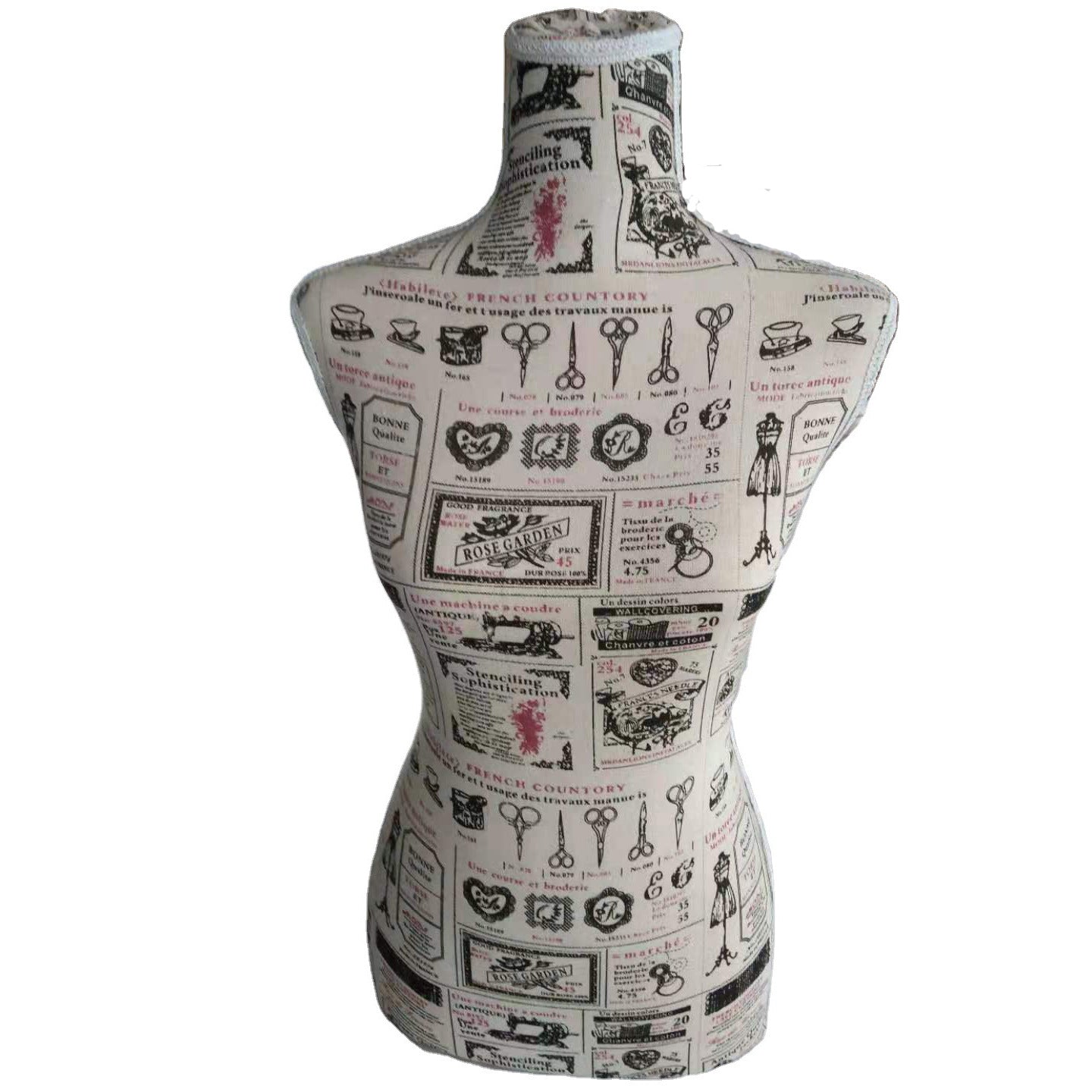 Half Body Linen Fabric Wrap for Models Costume Display & Dress Styling