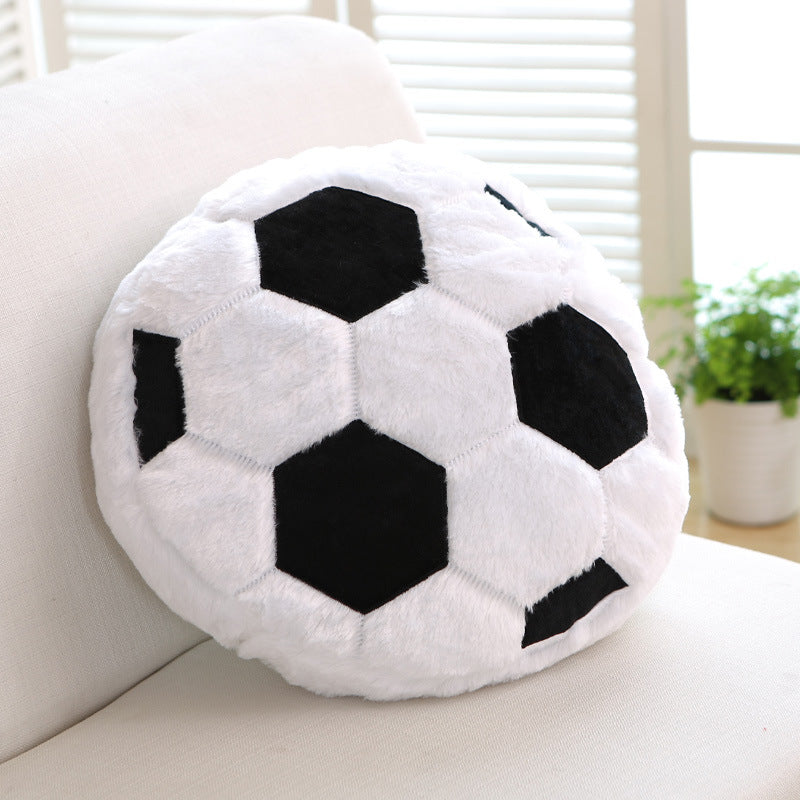 Football Cushion Pillow for Leaning - Plush Winter Home Decor
