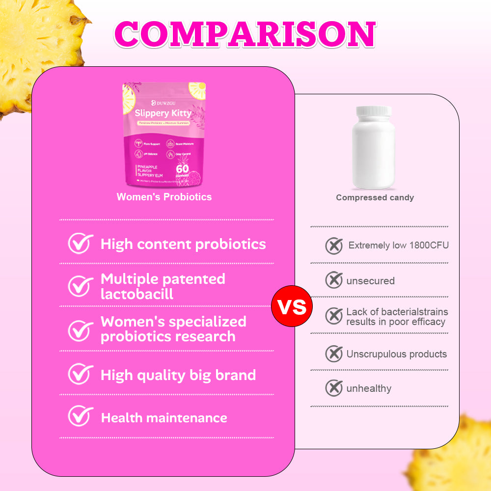 Female Probiotic Moisturizing Gummies for Gut and Skin Health