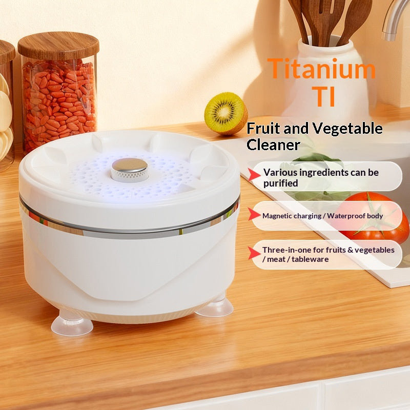Wireless Fruit and Vegetable Washer - Portable Kitchen Food Cleaner