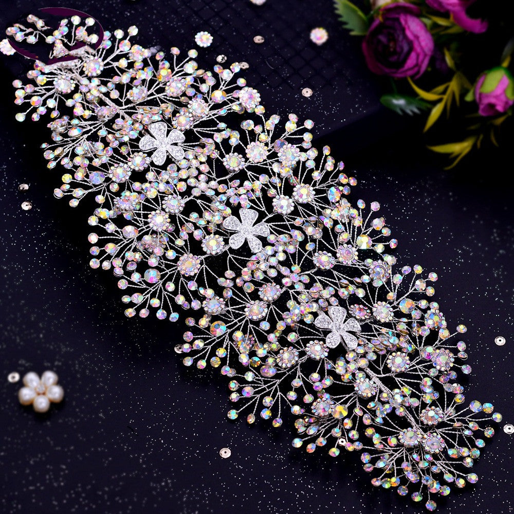 Rhinestone Crystal Headband Crown Hair Accessory