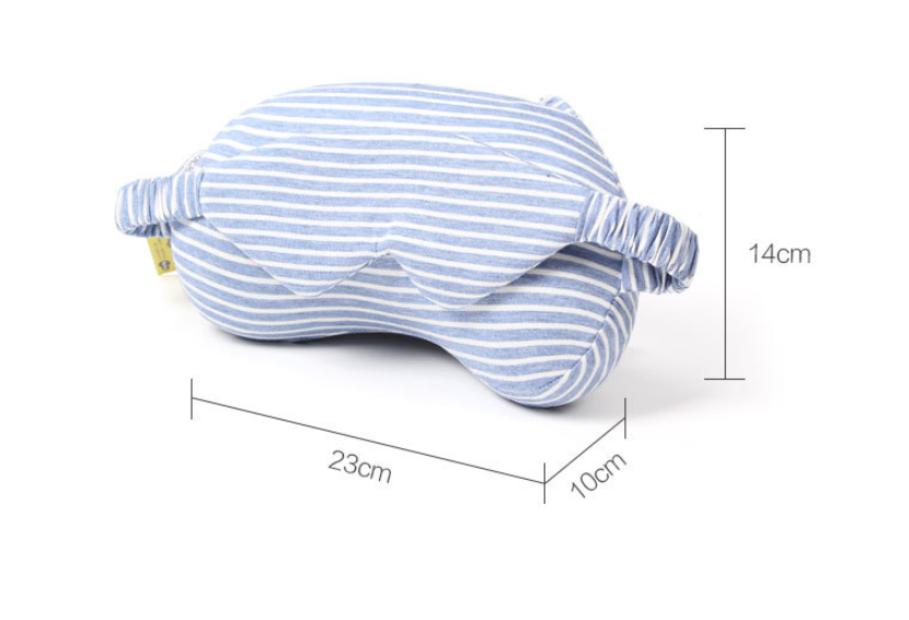 2-in-1 Eye Mask & Neck Pillow with Foam Filling