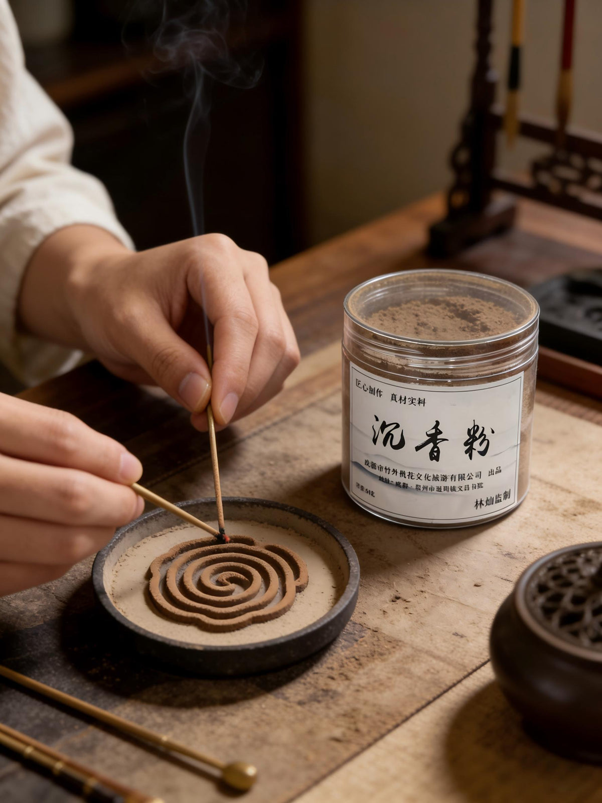 Natural Agarwood Powder 50g - Incense & Perfume Making