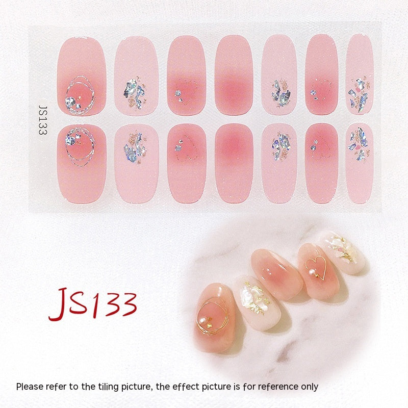 3D Crystal Nail Art Sticker Set - Crystal Glass Nail Film for Manicure