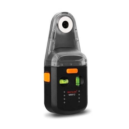 Two-in-One Electric Drilling Dust Collector Laser Level Meter - Black