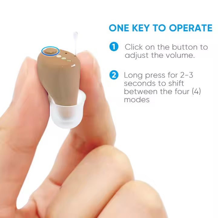16-channel Digital Noise Reduction Invisible Hearing Aid For The