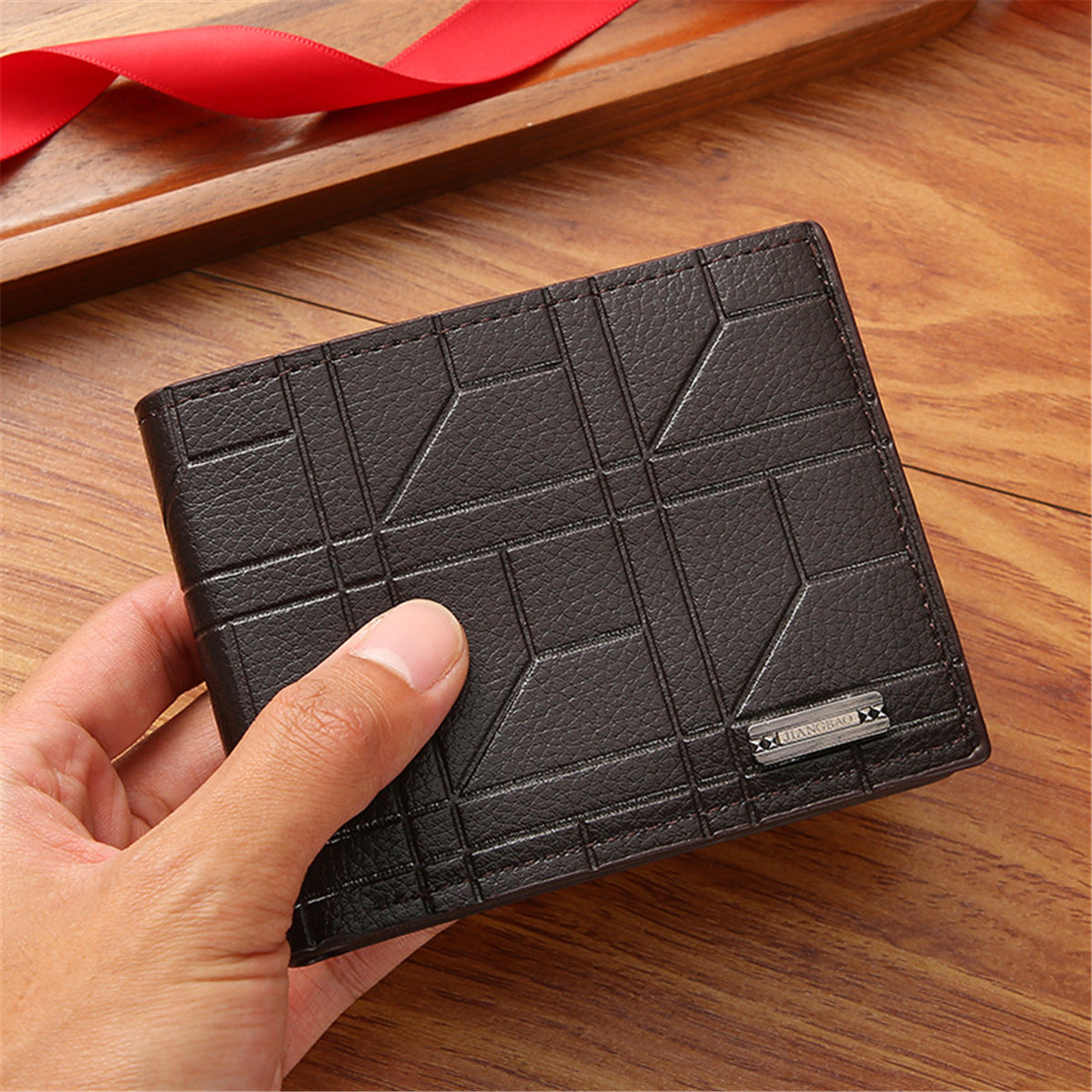 Multi-Purpose Shaver Gift Set with Wallet and Belt for Men - Black & Gold