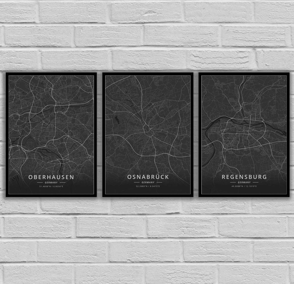 German City Decoration Poster Canvas Painting for Home Art