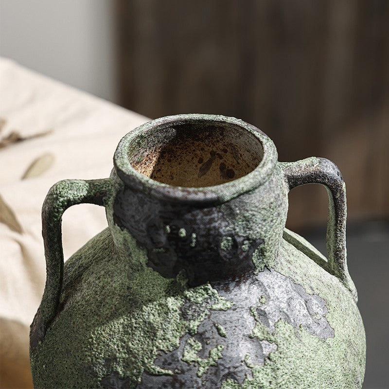 Handcrafted Stoneware Vase for Dried Flowers & Decorative Arrangements - Multiple Sizes