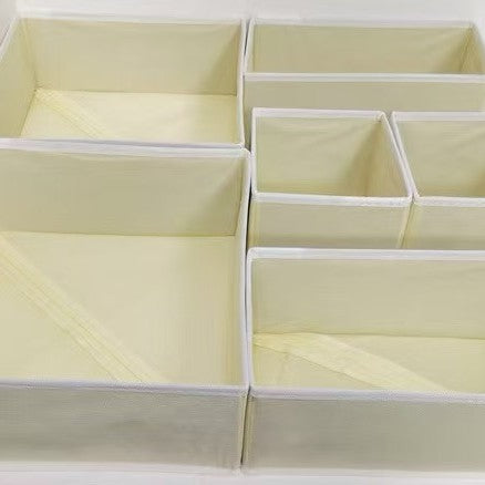 Fabric Storage Box Set - Uncovered Household Organization Containers