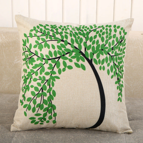 Decorative Cartoon Print Pillow Covers & Cushions for Sofa Bed Bedroom