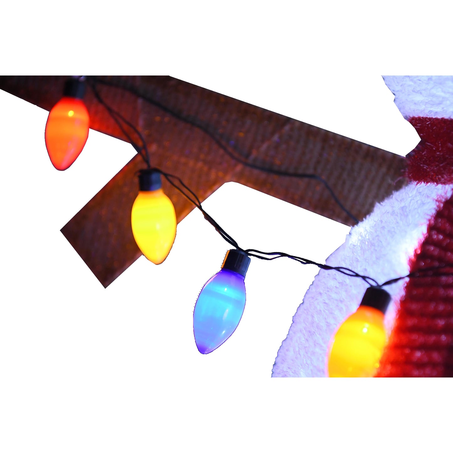 Plush Lantern Snowman with Warm LED Lights for Christmas Decor