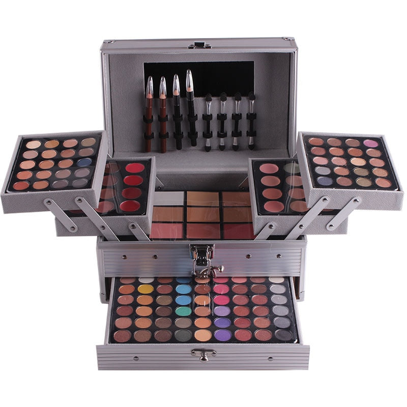 Multicolor Makeup Organizer Box for Cosmetic Storage and Eyeshadow Palette