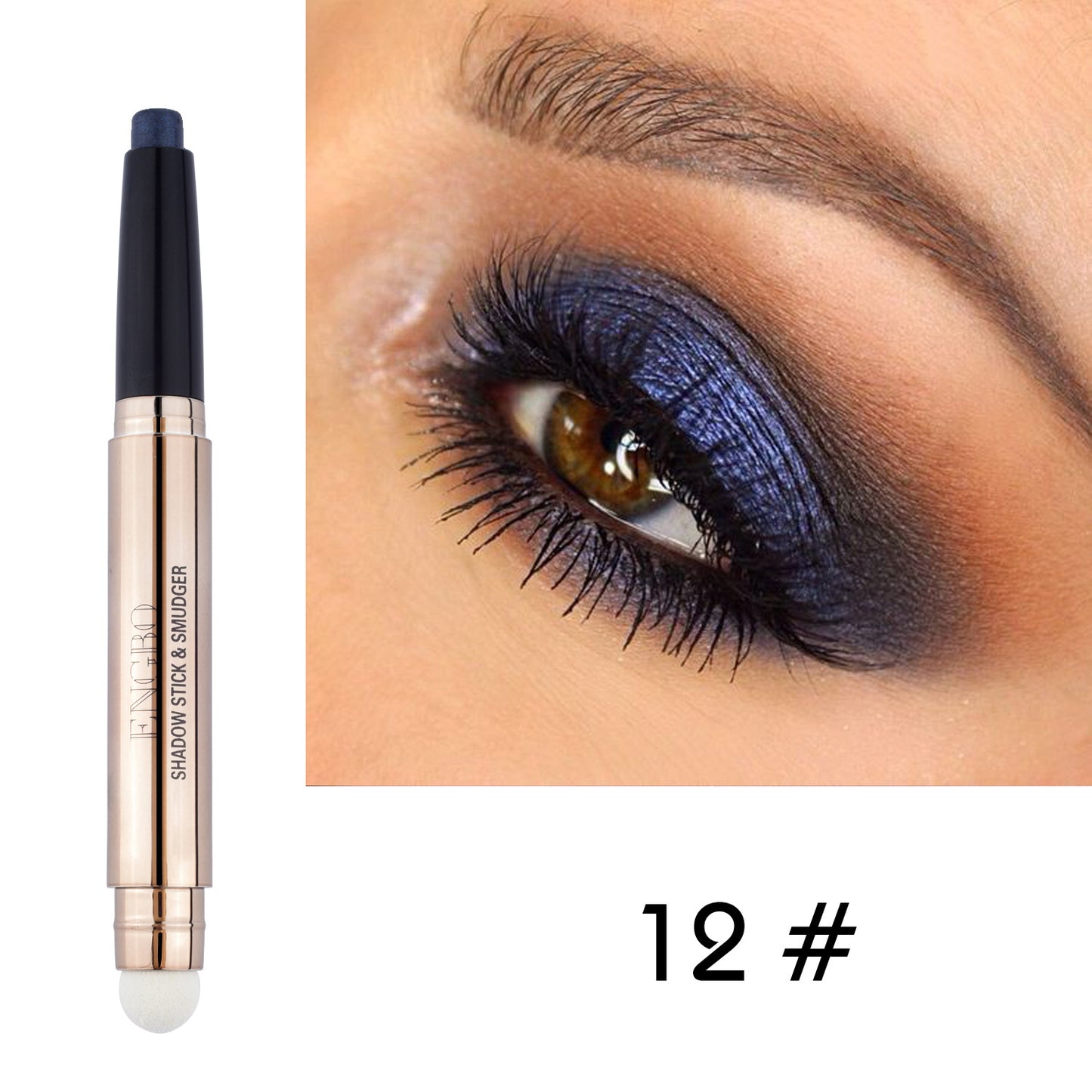 Monochrome Eye Shadow Pen Set - Double Headed Makeup Tool for Eyes