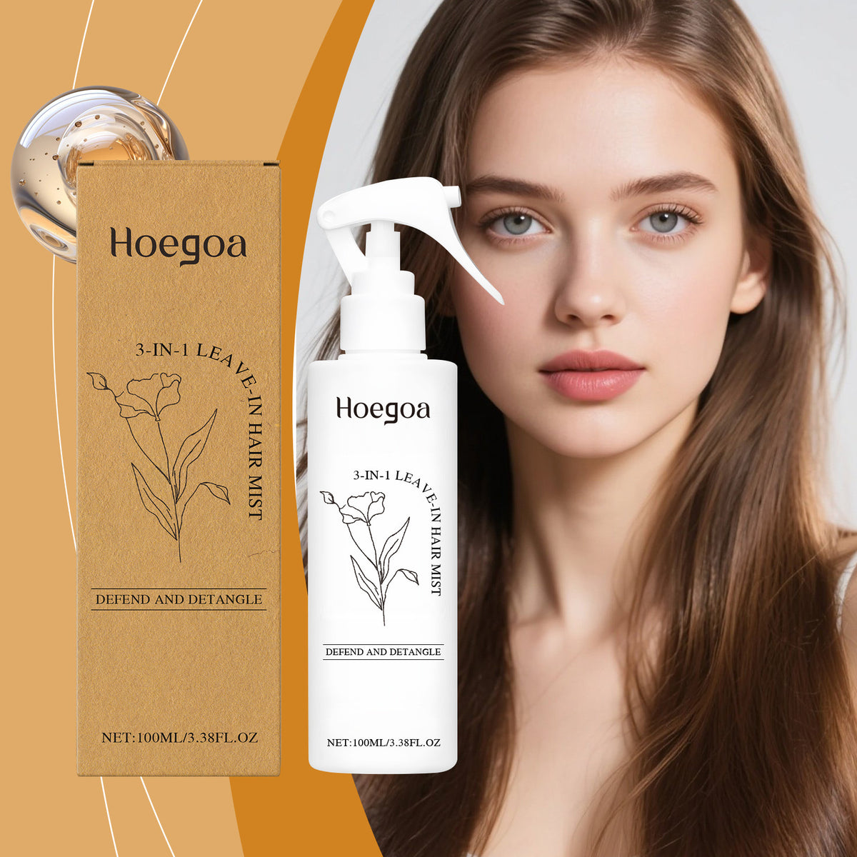 Wash-free Plant Ingredients Care Nourishing Natural & Fluffy Hair Dry