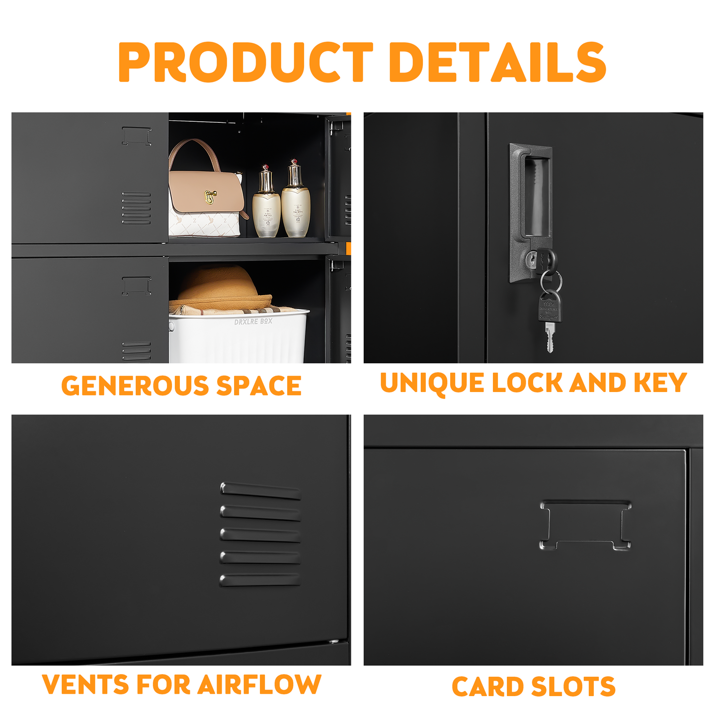 9-Door Employee Storage Locker, Metal Lockers For Office, Gym,