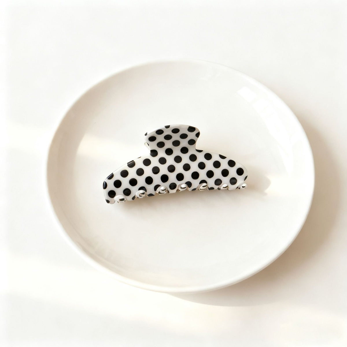 Polka Dot Hair Grip Updo Accessory