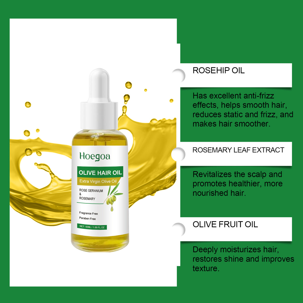 Moisturizing And Nourishing Hair Care Soft Shiny Essential Oil