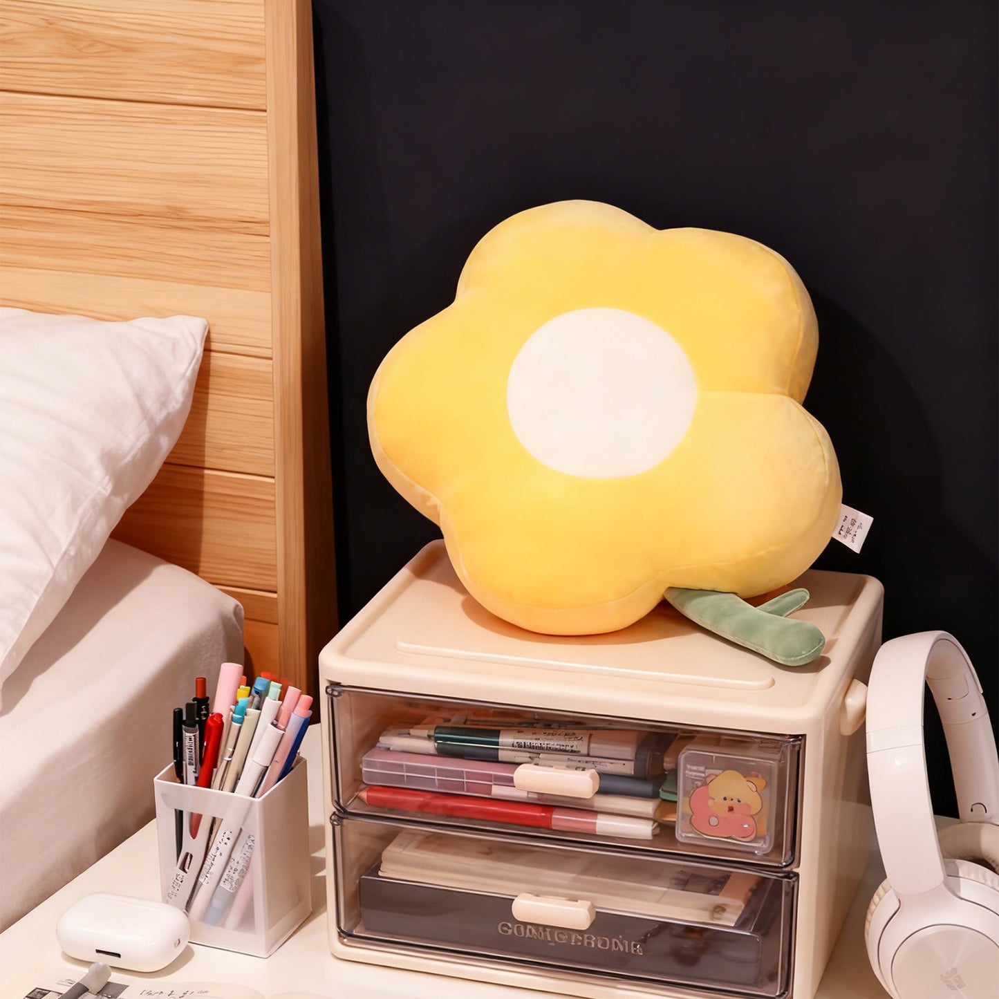 Yellow Flower Hand Warmer - 35cm Portable Heating Pad