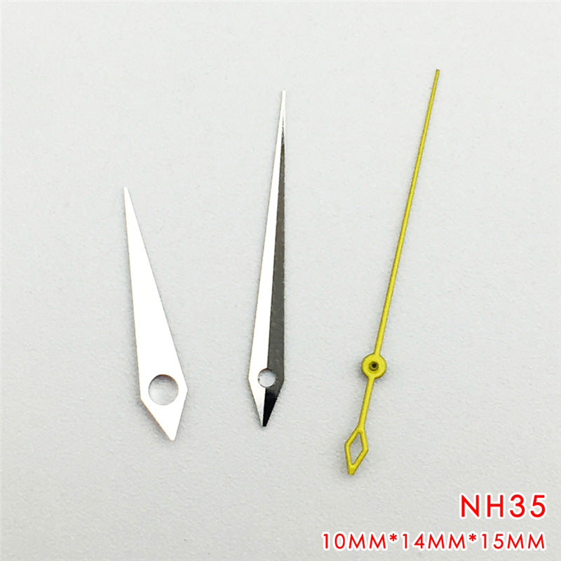 Home Watch Hand Replacement for NH35/36/4R36 Movements - Silver, Blue, Yellow