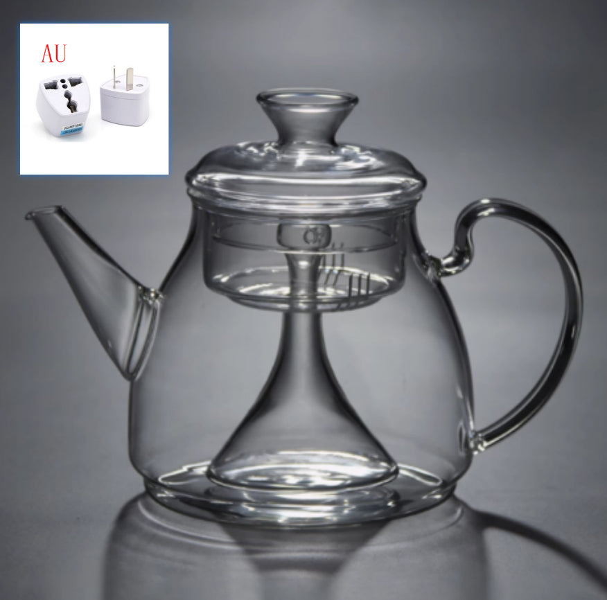 Large Capacity Glass Steam Teapot for Home Brewing - 1.5L