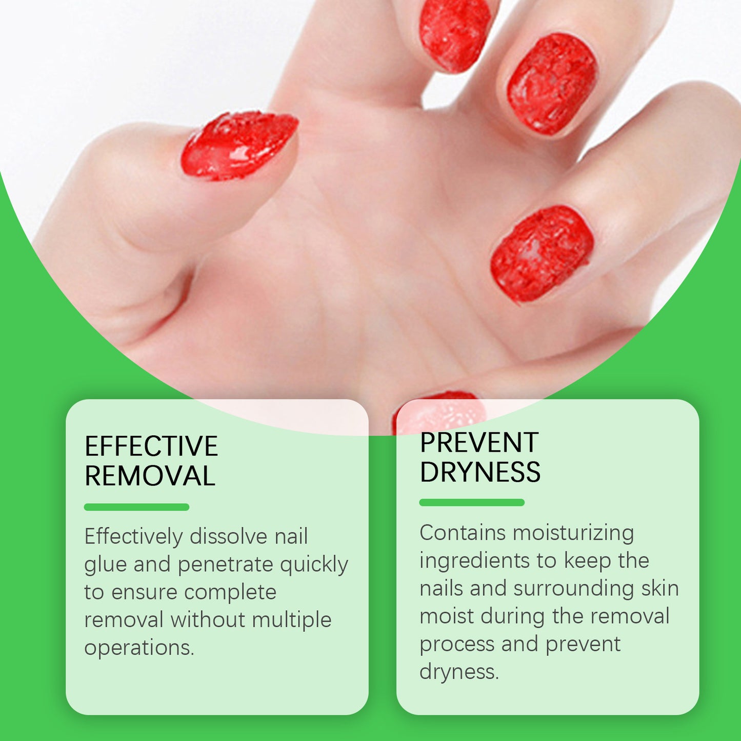 Nail Polish Remover 15ml Gentle, Easy-Use Lytic Agent for Nail Care