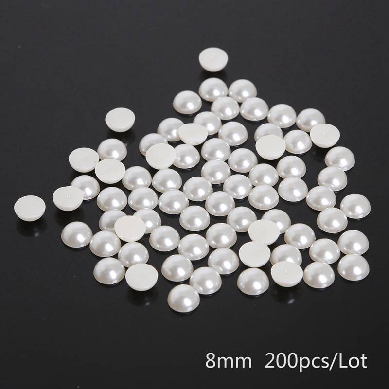 Assorted Pearl Beads for Crafting and Jewelry Making - 1000pcs Handmade Hair and Decor Material