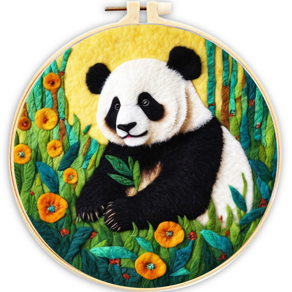 Embroidery Needle Felt Blanket Painting Kit - House Decor & Crafts