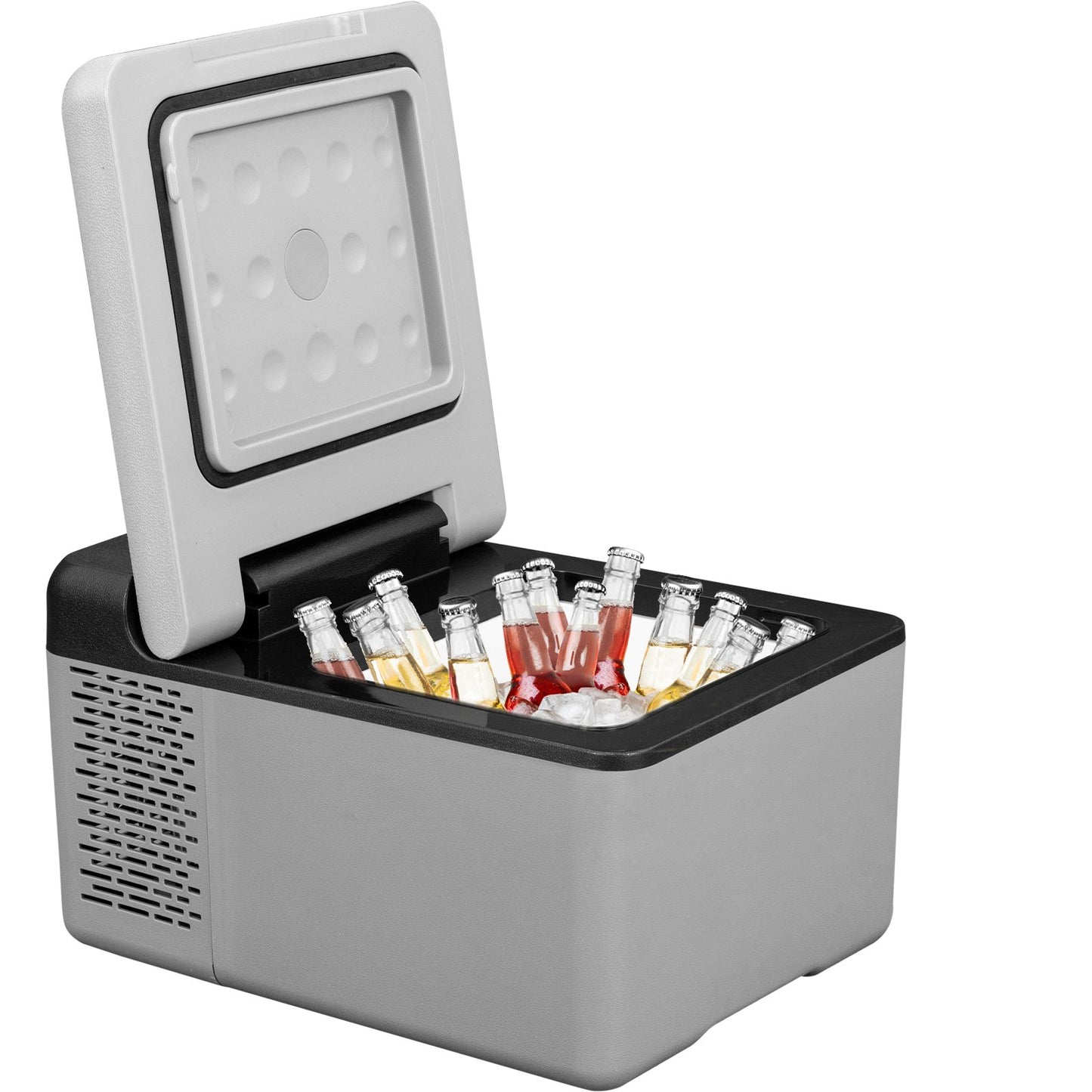 12V Portable Car Refrigerator Freezer - 10 Qt Cooler with App Control, for Camping & Travel