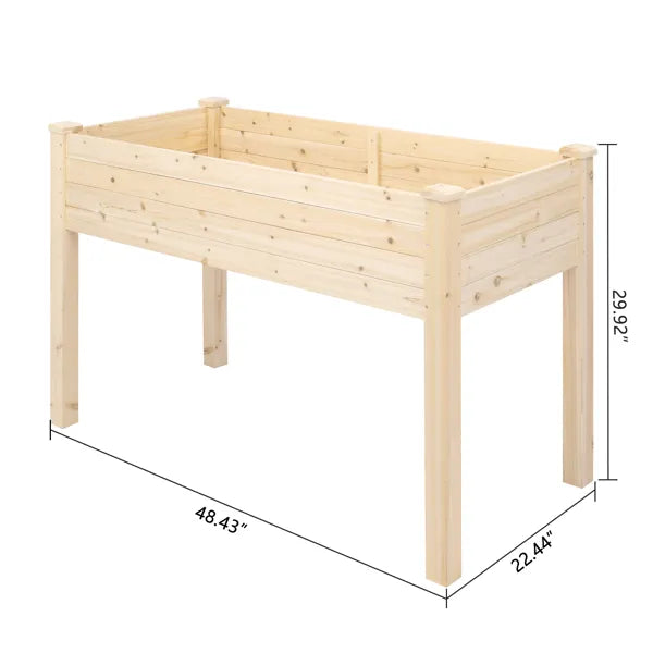 Wood Planting Frame - Tall Foot Style for Garden & Patio