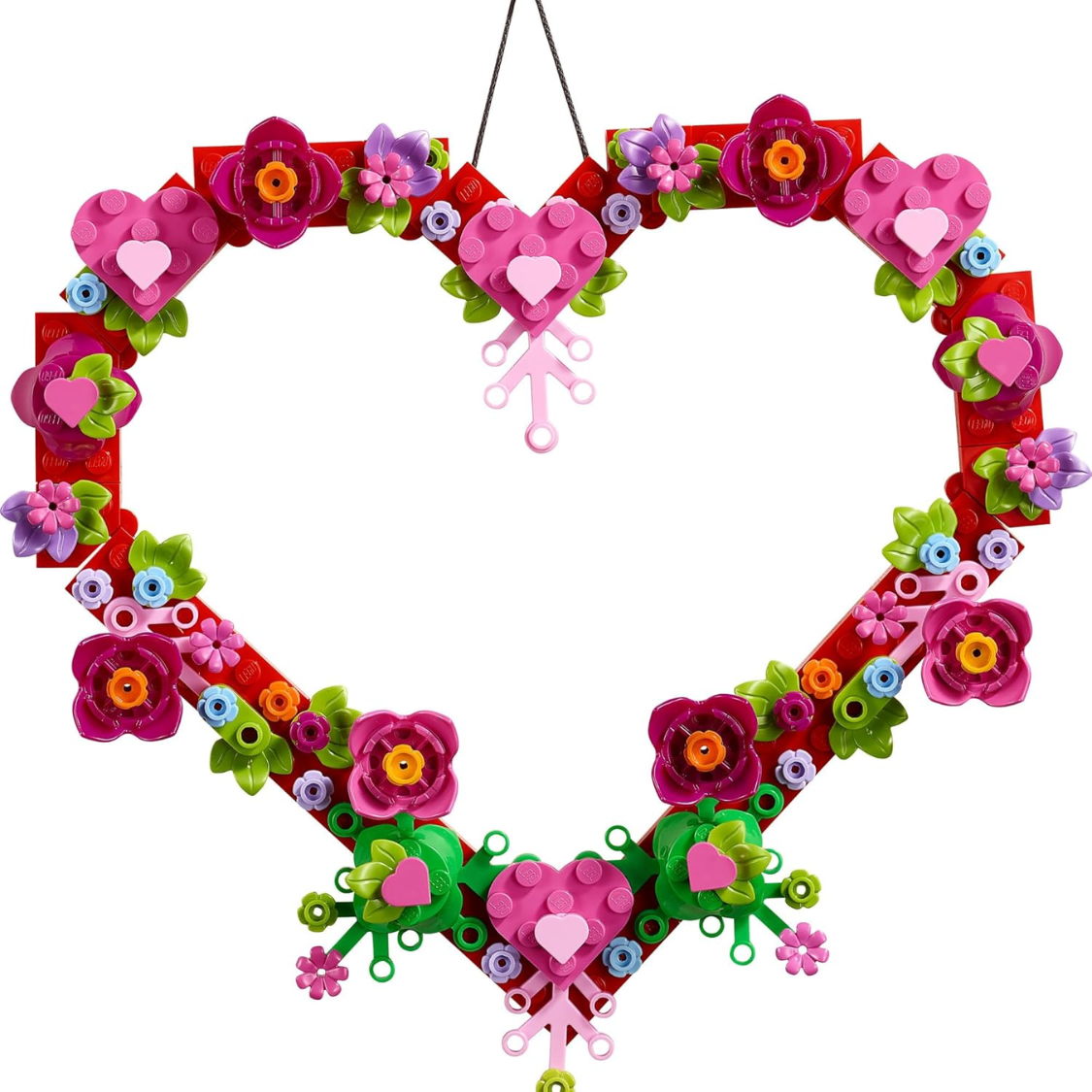 Heart Ornament Building Toy Set - 254 Vibrant Pieces