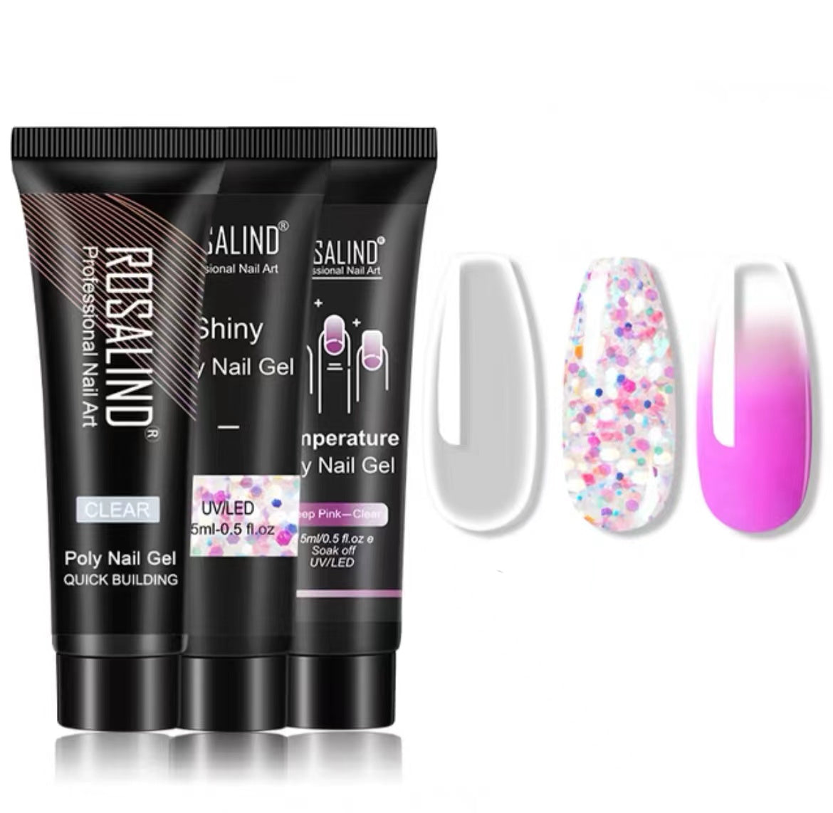 Poly Nail Gel Extension Kit for Manicure