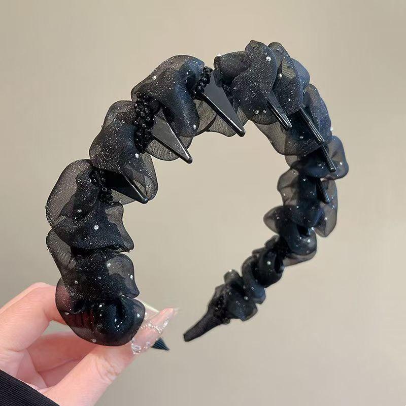 Non-Slip Ruffled Trim Headband for Women - Hair Accessories