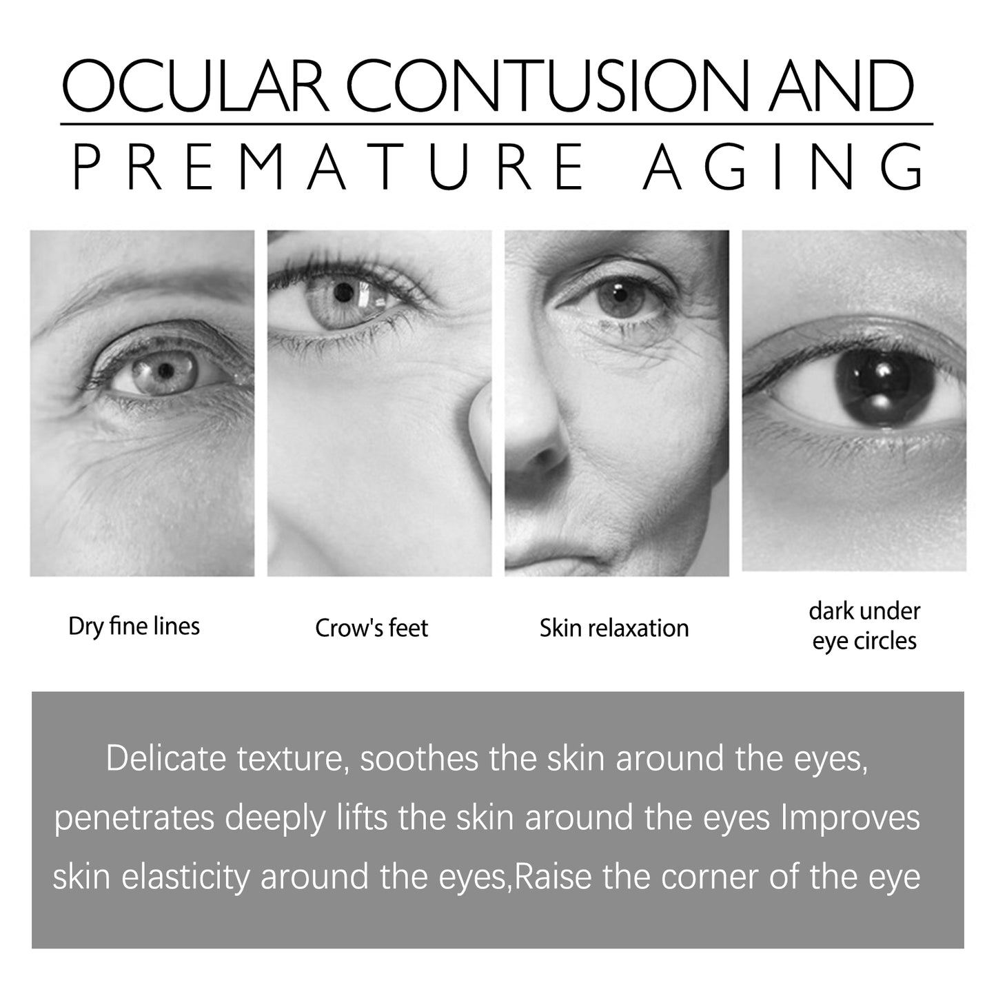 Firming Eye Cream with Retinol & Hyaluronic Acid for Dark Circles