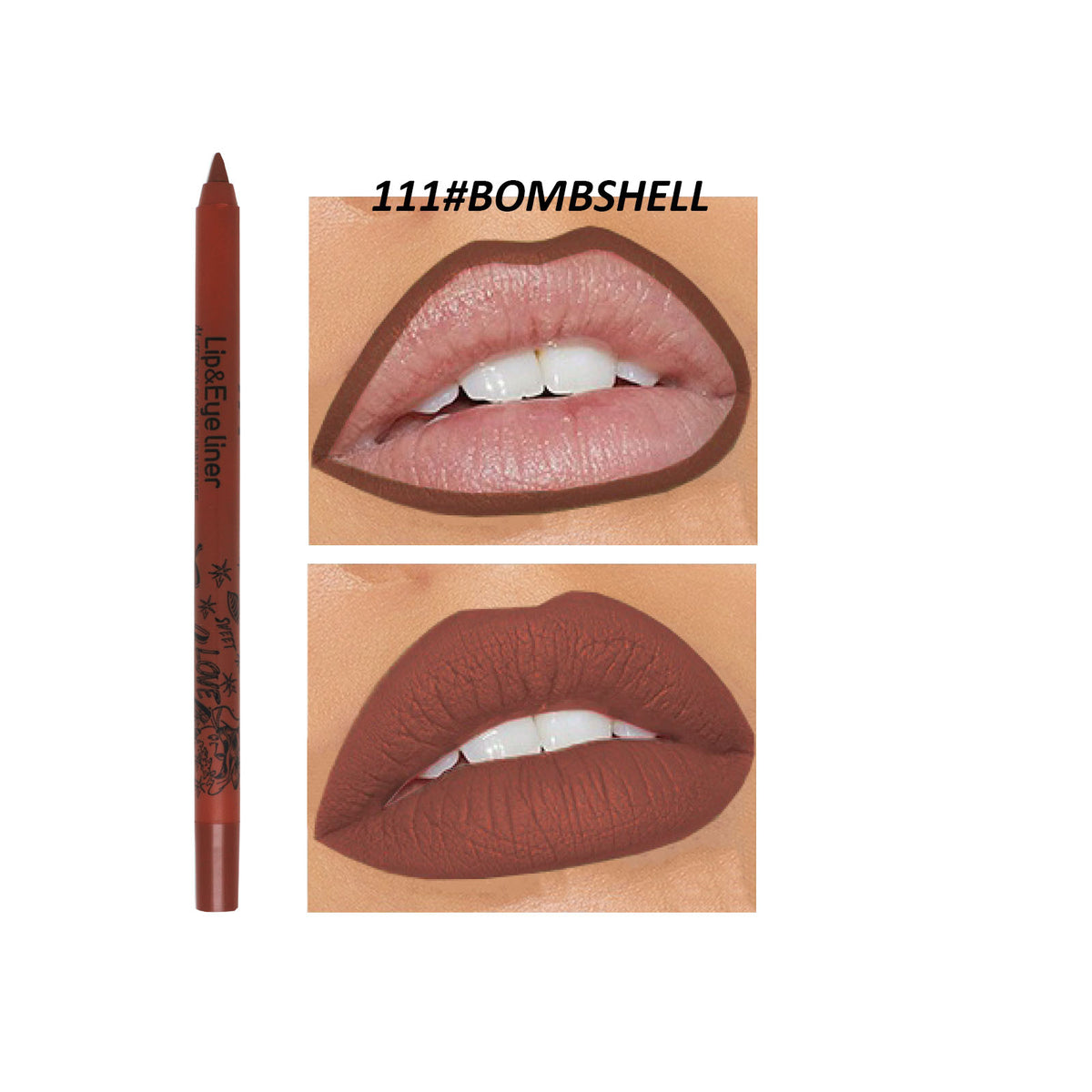 Matte Lip Liner - Discoloration Resistant Outline Lipstick 20 Colors