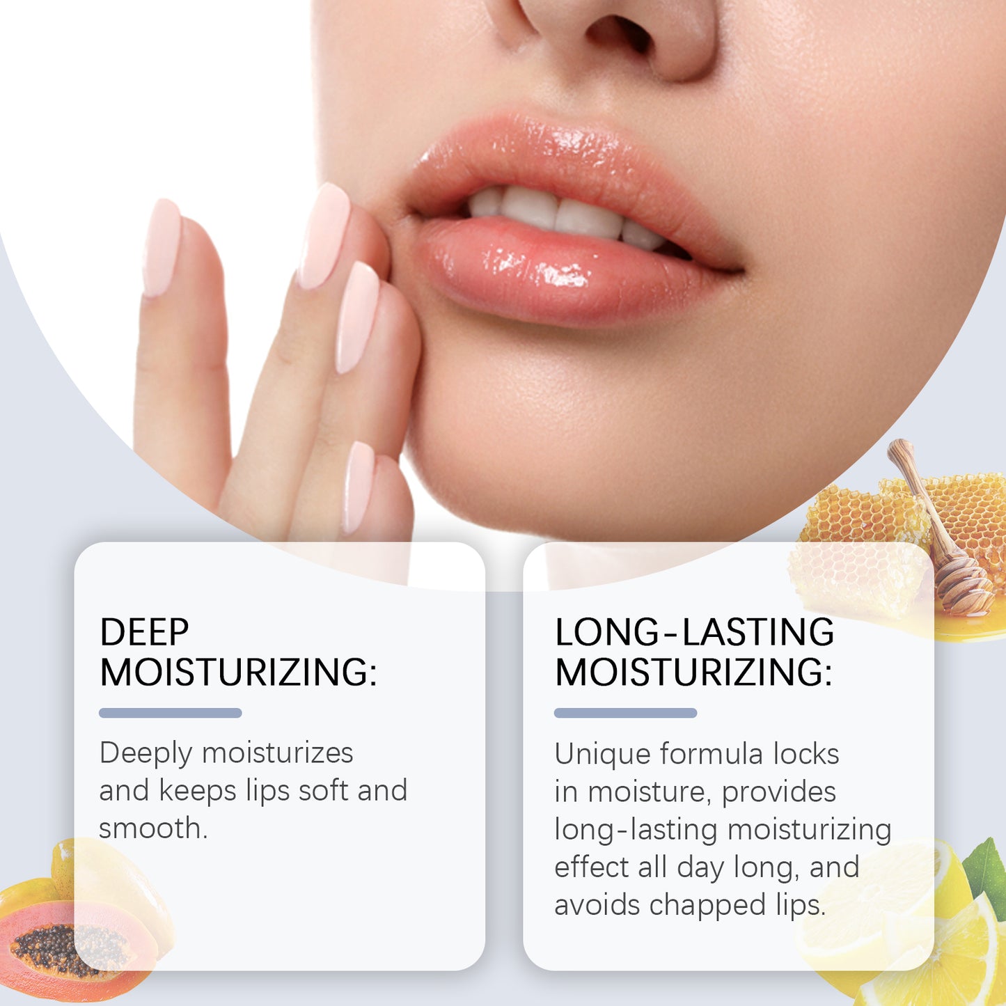 Moisturizing Lip Balm with Beeswax and UV Protection - 7g