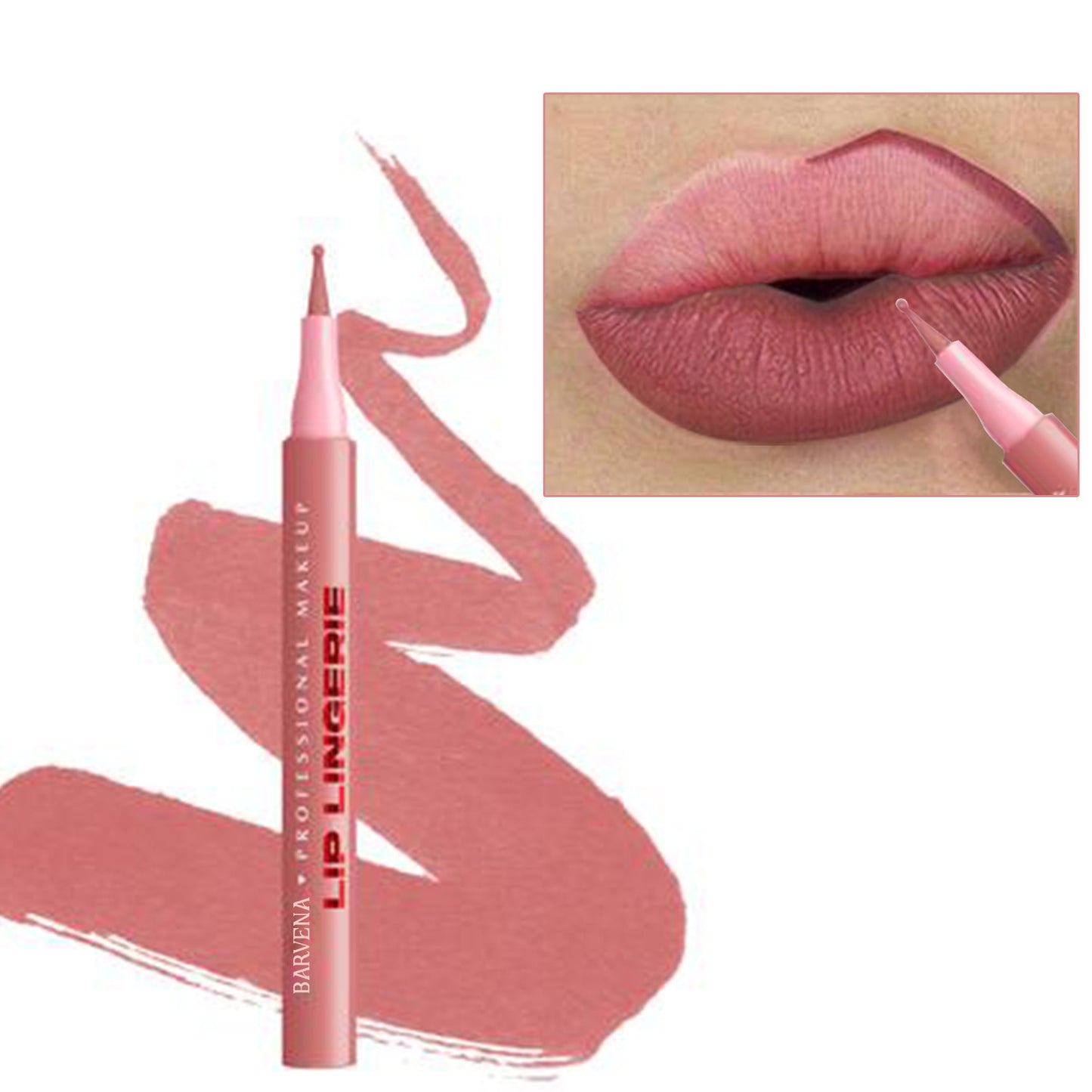 Matte Lip Liner Pencil with Full 3D Outline - Multiple Shades
