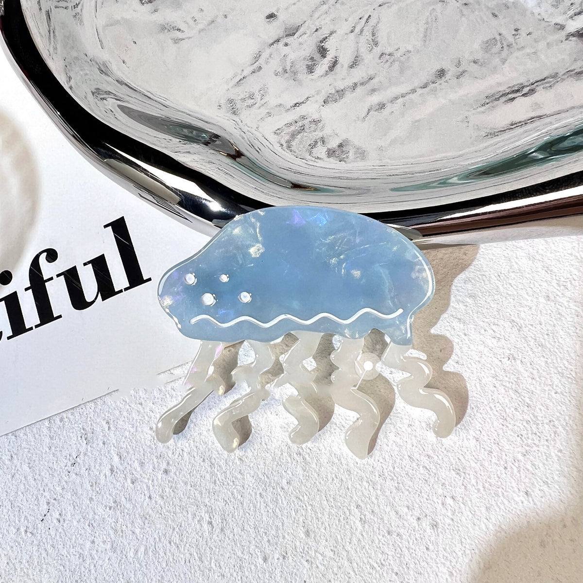 Acetate Hair Clip - Starfish & Conch Designs